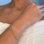 Brazalete (6 mm) Macizo Tejido Bismark - Oro Amarillo 18Kts - Image 3
