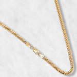 Cadena (40 + 5 cm) c/ Estrella c/ Diamantes Pave - Oro Amarillo 14Kts - Image 23