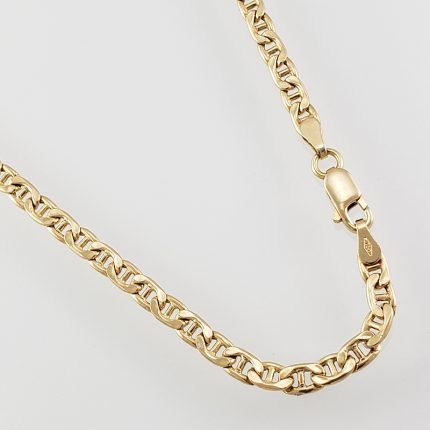 Cadena (65 cm) Eslabón Estilo Gucci (3.5 mm) - Oro Amarillo 18Kts