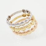 Set Anillos 3 tonos - Oro 18Kts