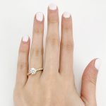 Anillo de Compromiso c/ 16 Diamantes (0.18 Ct) - Oro Amarillo 18Kts - Image 2
