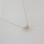 Cadena (38.5 + 1.5 cm) c/ Mariposa de Diamantes (0.12 Ct) - Oro Amarillo 18 Kts - Image 2