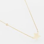 Cadena (40 + 5 cm) c/ Estrella & Diamante (0.03 Ct) - Oro Amarillo 14Kts - Image 2