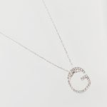 Cadena (40 Cm) c/ Inicial (8 x 11 mm) Diamantes Pavé - Oro 14Kts - Image 56