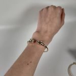 Pulsera Doble Pantera Abierta c/ Zircones - Oro Amarillo 14Kts - Image 3