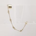 Dije llave (7 x 13 mm) con zircones - Oro Amarillo 14Kts - Image 3