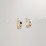 Zarcillos c/ Figuras Esmaltadas & Cierre Catalan - Oro Amarillo 14Kts