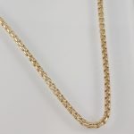Cadena (60 cm) Box Hexagonal  (3.5 mm) Light - Oro Amarillo 14Kts