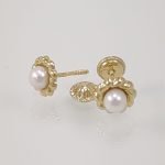 Zarcillos (5 mm) Estrellas Puff (Abridores/Screwback) - Oro Amarillo 18Kts - Image 10