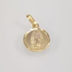 Medalla (15 mm) Virgen Guadalupe - Oro Amarillo 14Kts