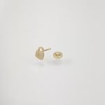 Zarcillos (4 x 6 mm) Piña c/ Esmalte (Screwback/Abridores) - Oro Amarillo 14Kts - Image 4