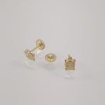 Zarcillos (4 x 6 mm) Piña c/ Esmalte (Screwback/Abridores) - Oro Amarillo 14Kts - Image 7