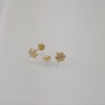 Zarcillos (4 x 6 mm) Piña c/ Esmalte (Screwback/Abridores) - Oro Amarillo 14Kts - Image 10