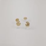 Zarcillos (4 x 6 mm) Piña c/ Esmalte (Screwback/Abridores) - Oro Amarillo 14Kts - Image 13