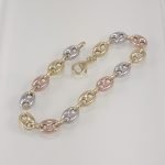 Brazalete (19.5 cm) c/ Ojos Turcos Multicolores - Oro Amarillo 14Kts - Image 13