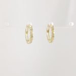 Zarcillos Huggies (10 mm) Cuban Link - Oro Amarillo 14Kts - Image 7