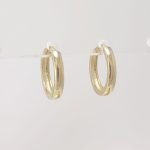 Zarcillos Huggies (10 mm) Cuban Link - Oro Amarillo 14Kts - Image 16