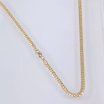 Cadena (50 cm) Cuban Link (2.8 mm) - Oro Amarillo 18Kts