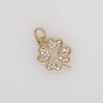 Dije (9 x 30 mm) Raqueta de Tennis Mediana - Oro Amarillo 18Kts - Image 10
