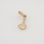 Dije (9 x 30 mm) Raqueta de Tennis Mediana - Oro Amarillo 18Kts - Image 11