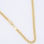 Cadena (55 cm) Cuban Link Light (4 mm) - Oro Amarillo 14Kts
