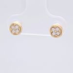 Zarcillos (9 x 7 mm) Aranas c/ Zircones (Post) - Oro Amarillo 14Kts - Image 4