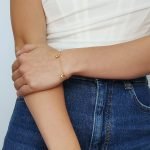 Brazalete (15 cm) Baby c/ Lunas Puff - Oro Amarillo 18Kts - Image 2