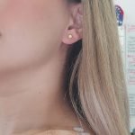 Zarcillos (4.3 mm) Disco c/ Zircon (Screwback/Abridores) - Oro Amarillo 18Kts - Image 2