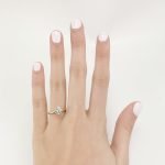 Anillo Compromiso con Zircon Central (6 prongs)- Oro Amarillo 14Kts - Image 2