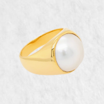 Anillo c/ Perla Mabe - Oro Amarillo 14Kts