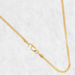 Cadena (40 cm) Maciza Cuban Link (2 mm) - Oro Amarillo 14Kts