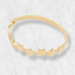 Anillo c/ 9 Estrellas - Oro Amarillo 14Kts