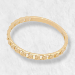 Anillo US Link Rigido - Oro Amarillo 14Kts