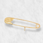 Imperdible (26 x 6 mm) c/ Argolla - Oro Amarillo 18Kts