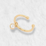 Cuff (11 mm) c/ Punto Di Luce Colgante - Oro Amarillo 14Kts