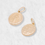 Medalla (16 x 12 mm) Milagrosa Light - Oro Amarillo 14Kts