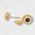 Zarcillos (7 x 6 mm) Elefante Rosa (Screwback/Abridores) - Oro Amarillo 18Kts - Image 11