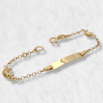 Brazalete (14 cm) Esclava c/ Lunas  - Oro Amarillo 18Kts