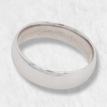 Anillo Matrimonio (6 mm) Clasico - Oro Blanco 18Kts