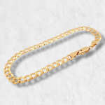 Brazalete Tennis de Diamantes Ajustable - Oro Amarillo 18Kts - Image 5