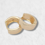 Huggies (14 mm) Lineas Diagonales (4 mm) - Oro Amarillo 18Kts - Image 15