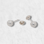Zarcillos (4.3 mm) Disco c/ Zircon (Screwback/Abridores) - Oro Amarillo 18Kts - Image 42