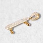 Argollas (19 mm) Doble Tubo Rectangular - Oro Dos Tonos 14Kts - Image 16