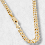 Cadena (50 cm) US Link Maciza (5 mm) - Oro Amarillo 14Kts