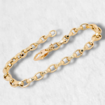 Dije (20 x 30 mm) Figura Calada c/ Zircones Pave - Oro Amarillo 14Kts - Image 12
