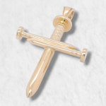 Dije (20 x 30 mm) Figura Calada c/ Zircones Pave - Oro Amarillo 14Kts - Image 17