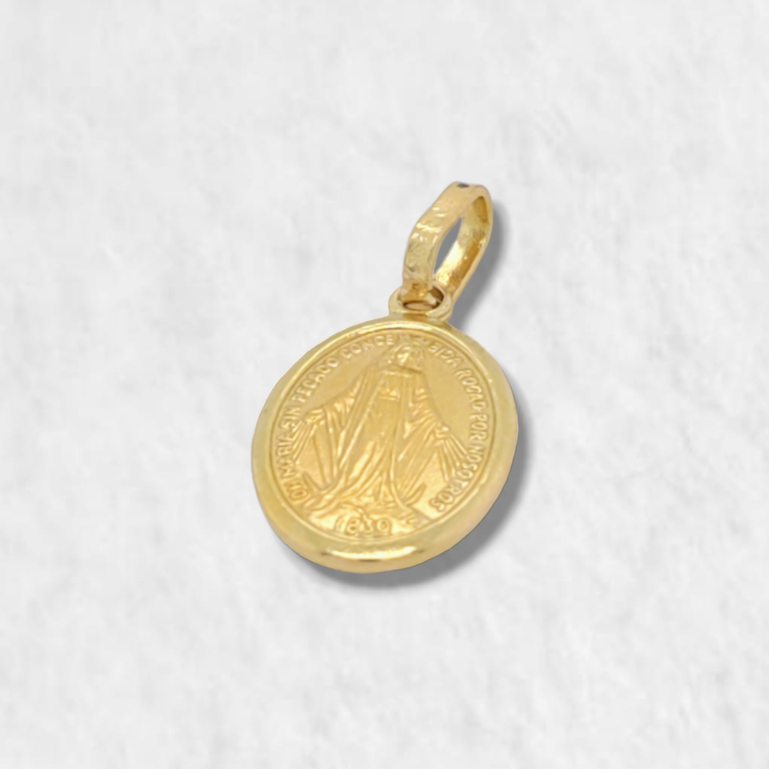PhotoRoom-20231121_130549-e1700595785520 Medalla (10 x 14 mm) Milagrosa - Oro Amarillo 18Kts - Image 1