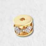 Dije Para Pulsera (Ø 9 mm) Tambor - Oro Amarillo 14Kts