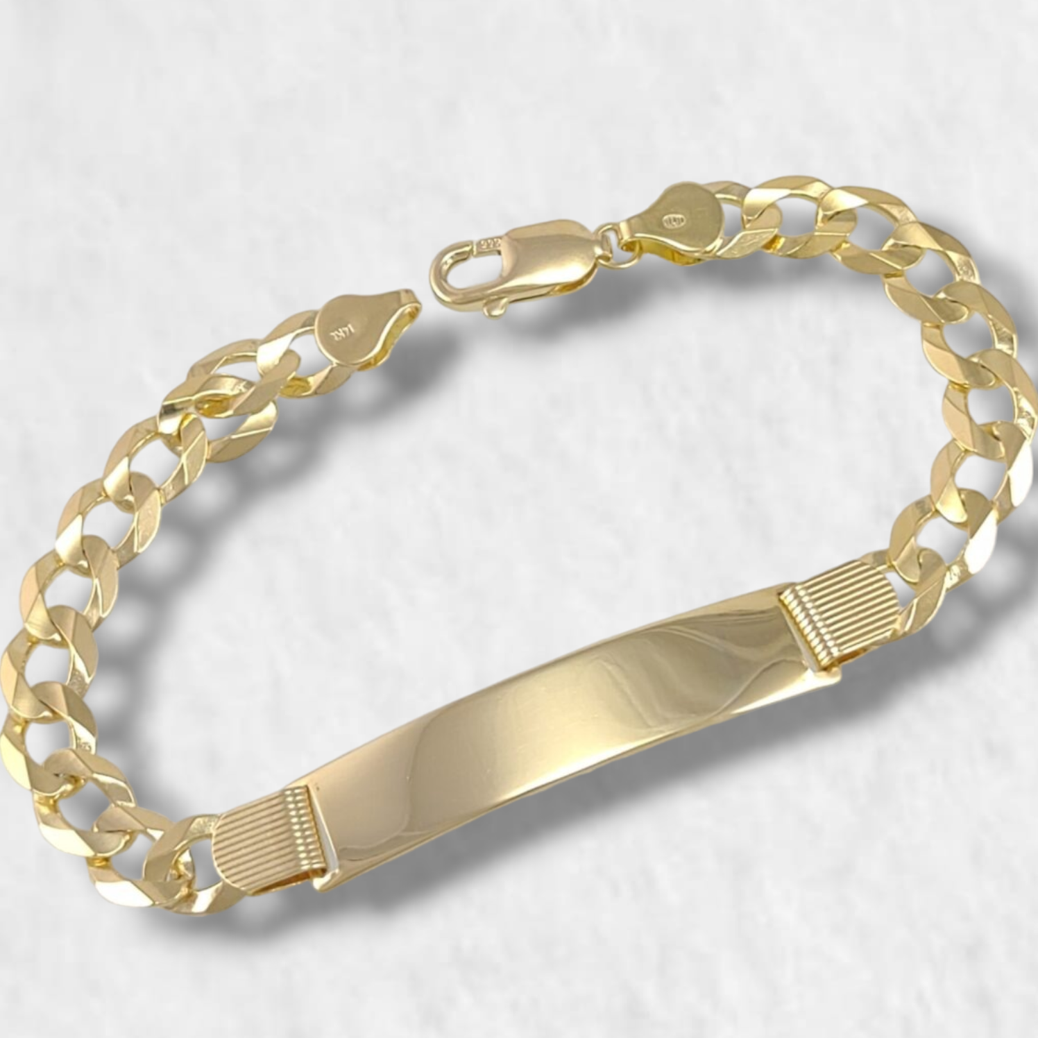 PhotoRoom-20240118_140303-e1705605861837 Brazalete (21.5 cm) Esclava US Link (7mm)- Oro Amarillo 14Kts - Image 1