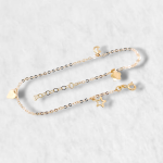 Cadena (40 cm) Love c/ Zircones Pave - Oro Amarillo 14Kts - Image 5